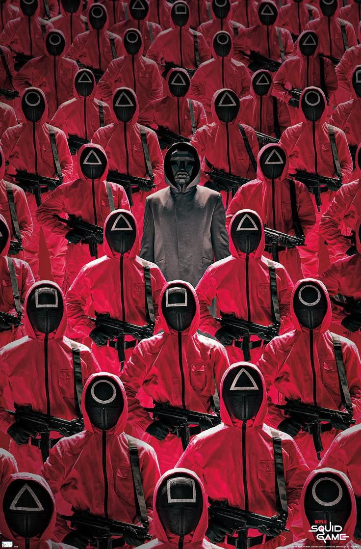 Trends International Netflix Squid Game - Key Art Wall Poster, 22 375 x